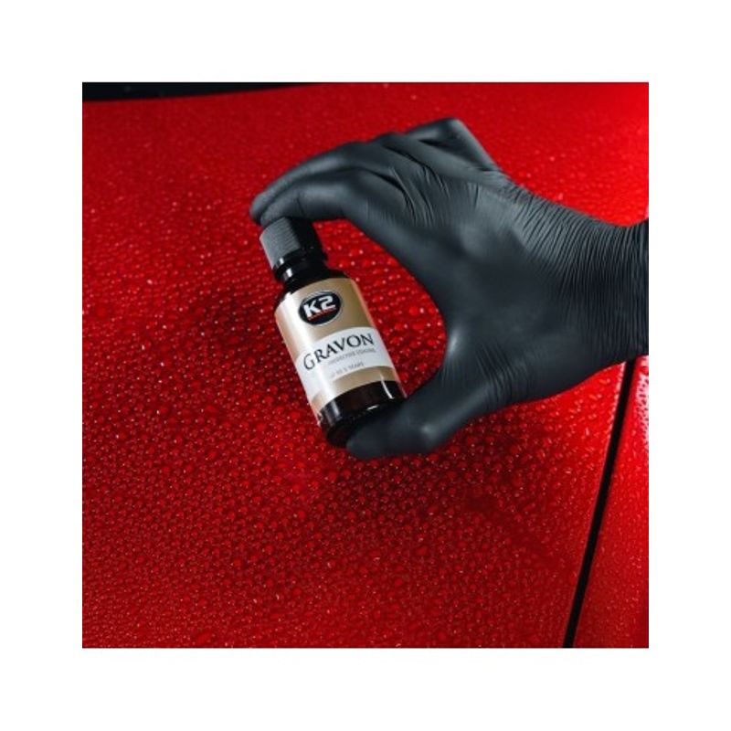 Auto si Moto - Intretinere auto - Produse curatare auto - Set Protectie Ceramia K2 GRAVON cu Laveta, Servetele si Aplicator, 50ml - Infinity.ro