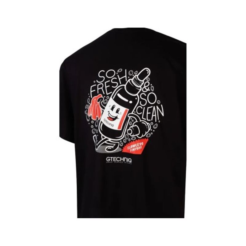 Fashion, accesorii si bijuterii - Barbati - Imbracaminte - Tricouri si bluze barbati - Tricou negru So Fresh T-Shirt Gtechniq S - Infinity.ro