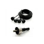 Auto si Moto - Piese auto si accesorii - Caroserie - Faruri, stopuri si proiectoare - Set 4 senzori parcare 22mm diferite culori cu freza inclusa Rosu - Infinity.ro