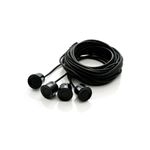 Auto si Moto - Piese auto si accesorii - Caroserie - Faruri, stopuri si proiectoare - Set 4 senzori parcare 22mm diferite culori cu freza inclusa Rosu - Infinity.ro