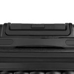 Sport si Outdoor - Articole de voiaj - Trolere - Troler voiaj, 4 roti duble 360 grade, ABS, inchidere cifru, Negru, 33x22x55cm - Infinity.ro