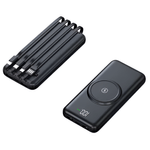 Laptop, Telefoane si Tablete - Telefoane mobile si accesorii - Accesorii Telefoane - Alte accesorii telefoane - Power Bank OMEGA, 18000 mAh, cu cabluri Type C & Lightning si USB incorporate, Display LED, Negru - Infinity.ro