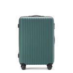Sport si Outdoor - Articole de voiaj - Trolere - Troler voiaj, 4 roti duble 360 grade, ABS, inchidere cifru, Verde, 36x30x74cm - Infinity.ro