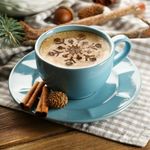 Casa si Gradina - Decoratiuni - DIY - Sabloane decorative pereti - Set 14 sabloane decorare cafea 33 si 7 cm 0.5mm Iarna model MXSP7362 - Infinity.ro