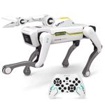Jucarii, Copii si Bebe - Jucarii si jocuri - Vehicule si jucarii cu telecomanda - Roboti de jucarie - Robot Caine Inteligent iUni 8008 cu Cleste de Prindere, Control Telecomanda, Comenzi Vocale, Programabil - Infinity.ro