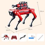 Jucarii, Copii si Bebe - Jucarii si jocuri - Vehicule si jucarii cu telecomanda - Roboti de jucarie - Robot Caine Inteligent iUni 8021 cu Functie Pulverizare Apa,  Telecomanda, Comenzi Vocale, Programare Miscari - Infinity.ro