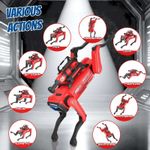 Jucarii, Copii si Bebe - Jucarii si jocuri - Vehicule si jucarii cu telecomanda - Roboti de jucarie - Robot Caine Inteligent iUni 8021 cu Functie Pulverizare Apa,  Telecomanda, Comenzi Vocale, Programare Miscari - Infinity.ro