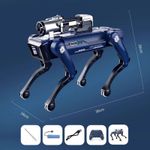 Jucarii, Copii si Bebe - Jucarii si jocuri - Vehicule si jucarii cu telecomanda - Roboti de jucarie - Robot Caine Inteligent iUni 8020 cu Lansator Sageti, Control Telecomanda, Comenzi Vocale, Programare Miscari - Infinity.ro