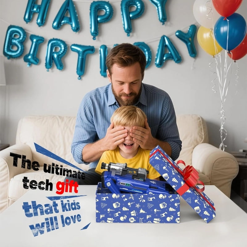 Jucarii, Copii si Bebe - Jucarii si jocuri - Vehicule si jucarii cu telecomanda - Roboti de jucarie - Robot Caine Inteligent iUni 8020 cu Lansator Sageti, Control Telecomanda, Comenzi Vocale, Programare Miscari - Infinity.ro