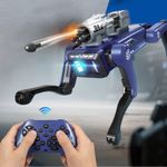 Jucarii, Copii si Bebe - Jucarii si jocuri - Vehicule si jucarii cu telecomanda - Roboti de jucarie - Robot Caine Inteligent iUni 8020 cu Lansator Sageti, Control Telecomanda, Comenzi Vocale, Programare Miscari - Infinity.ro