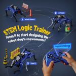 Jucarii, Copii si Bebe - Jucarii si jocuri - Vehicule si jucarii cu telecomanda - Roboti de jucarie - Robot Caine Inteligent iUni 8020 cu Lansator Sageti, Control Telecomanda, Comenzi Vocale, Programare Miscari - Infinity.ro