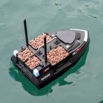 Jucarii, Copii si Bebe - Jucarii si jocuri - Vehicule si jucarii cu telecomanda - Barci cu telecomanda - Barca Plantat, Nadit si Momit iUni V802, 18000mAh, 4 cuve, 3kg, 500m, 15km/h, Telecomanda 2.4GHz, Negru - Infinity.ro