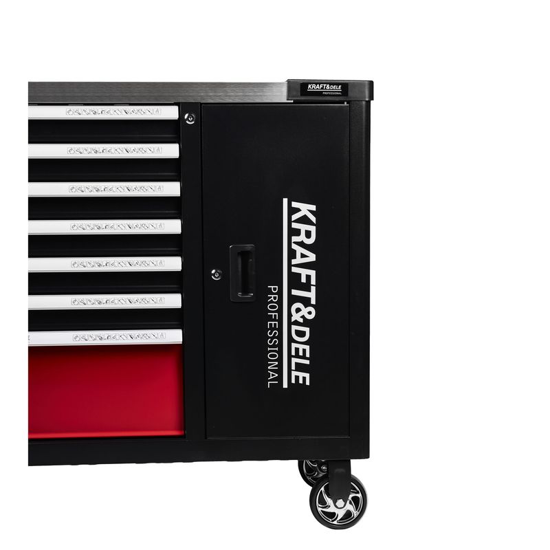 Casa si Gradina - Constructii - Depozitare, transport si protectie - Organizatoare si cutii scule - Dulap scule, Kraft&Dele, 299 piese, 7 sertare, KD1068 - Infinity.ro