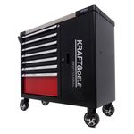 Casa si Gradina - Constructii - Depozitare, transport si protectie - Organizatoare si cutii scule - Dulap scule, Kraft&Dele, 299 piese, 7 sertare, KD1068 - Infinity.ro
