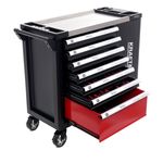 Casa si Gradina - Constructii - Depozitare, transport si protectie - Organizatoare si cutii scule - Dulap scule, Kraft&Dele, 299 piese, 7 sertare, KD1068 - Infinity.ro