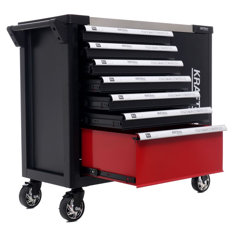 Casa si Gradina - Constructii - Depozitare, transport si protectie - Organizatoare si cutii scule - Dulap scule, Kraft&Dele, 299 piese, 7 sertare, KD1068 - Infinity.ro