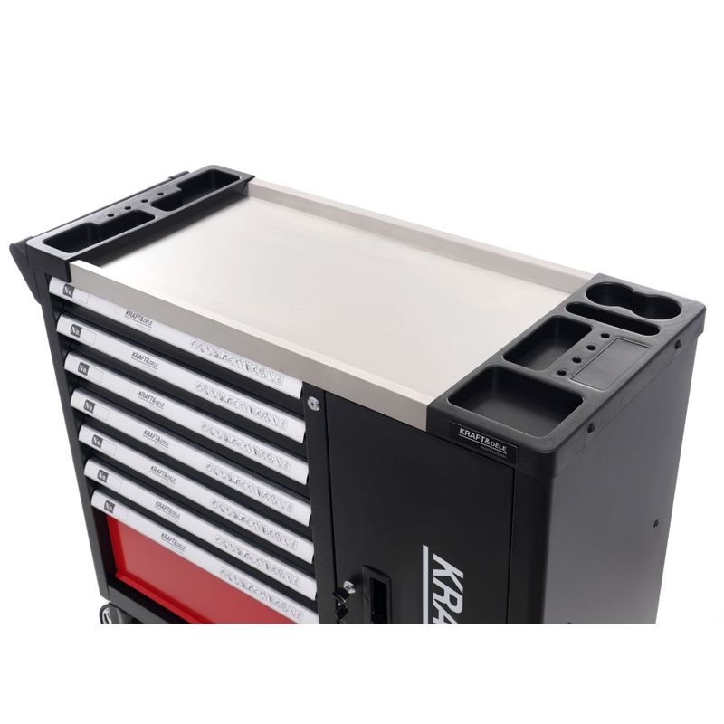 Casa si Gradina - Constructii - Depozitare, transport si protectie - Organizatoare si cutii scule - Dulap scule, Kraft&Dele, 299 piese, 7 sertare, KD1068 - Infinity.ro