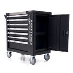Casa si Gradina - Constructii - Depozitare, transport si protectie - Organizatoare si cutii scule - Dulap pentru scule, Kraft&Dele, 7 Sertare, Design Robust cu Incuietori,  KD1070 - Infinity.ro