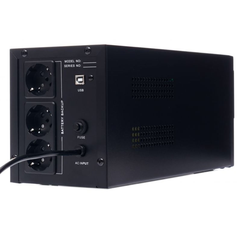 Casa si Gradina - Electrice - Accesorii electrice - Stabilizatoare tensiune si ups - Sursa de curent UPS, Kraft&Dele, 1500 VA, LCD - Infinity.ro