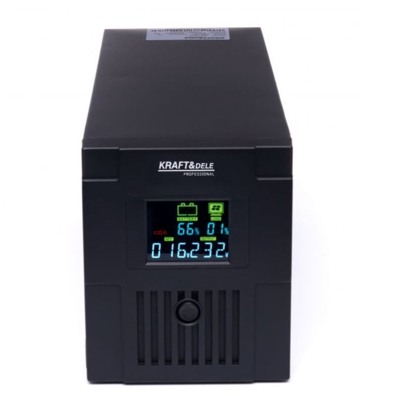 Casa si Gradina - Electrice - Accesorii electrice - Stabilizatoare tensiune si ups - Sursa de curent UPS, Kraft&Dele, 1500 VA, LCD - Infinity.ro