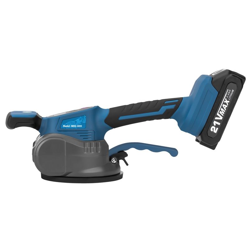 Auto si Moto - Reparatii si depanare - Scule auto - Scule si truse auto - Ventuza vibratoare cu baterie, 130 mm, 21V, 2x baterii 2Ah, 80 kg adsorbtie, WDS2693 - Infinity.ro