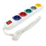 Casa si Gradina - Electrice - Accesorii electrice - Prelungitoare, triple, fise - Prelungitor electric, Kraft&Dele, 1.5 m, 5 prize, KD4008 - Infinity.ro