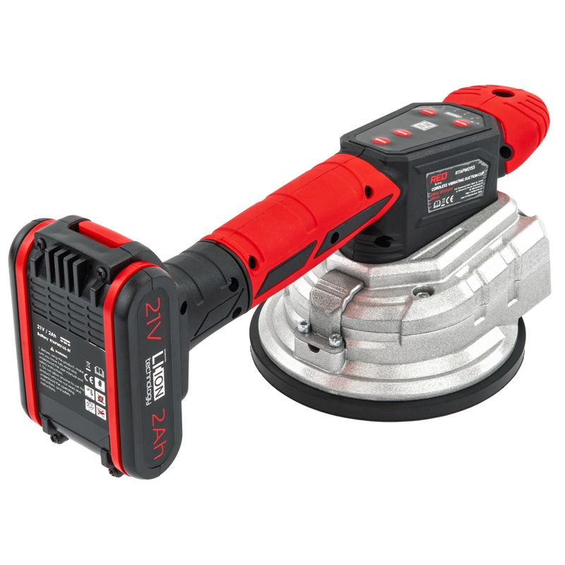 Auto si Moto - Reparatii si depanare - Scule auto - Scule si truse auto - Ventuza vibranta, 180 mm, acumulator 21V PM‑APWDP‑180T - Infinity.ro