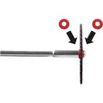 Casa si Gradina - Constructii - Scule electrice si accesorii - Accesorii polizare si slefuire - Discuri taiere 100 pcs, EXTOL CRAFT, 903762, Max. 32 000/min., ⌀24mm-70x - Infinity.ro