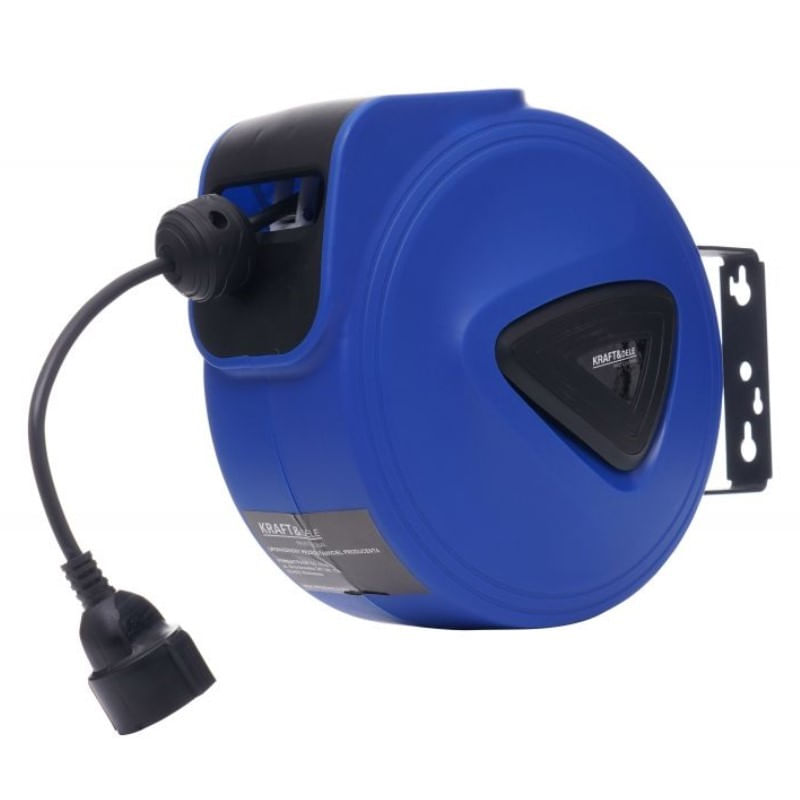 Casa si Gradina - Electrice - Accesorii electrice - Prelungitoare, triple, fise - Prelungitor automat bobina, Kraft&Dele KD4027, 10 m - Infinity.ro