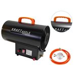 Casa si Gradina - Electrice - Echipamente electrice - Aeroterme industriale - Set pentru incalzire tun de caldura pe gaz 20kw si prelungitor 30M, d11703+v70102 - Infinity.ro