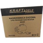 Casa si Gradina - Electrice - Echipamente electrice - Aeroterme industriale - Set pentru incalzire tun de caldura pe gaz 20kw si prelungitor 30M, d11703+v70102 - Infinity.ro