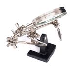 Casa si Gradina - Constructii - Scule electrice si accesorii - Pistoale de lipit - Suport pentru lucrari de precizie, Kraft&Dele, cu lupa, KD10454 - Infinity.ro