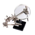 Casa si Gradina - Constructii - Scule electrice si accesorii - Pistoale de lipit - Suport pentru lucrari de precizie, Kraft&Dele, cu lupa, KD10454 - Infinity.ro