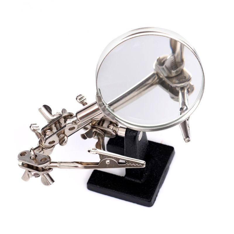 Casa si Gradina - Constructii - Scule electrice si accesorii - Pistoale de lipit - Suport pentru lucrari de precizie, Kraft&Dele, cu lupa, KD10454 - Infinity.ro