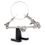 Casa si Gradina - Constructii - Scule electrice si accesorii - Pistoale de lipit - Suport pentru lucrari de precizie, Kraft&Dele, cu lupa, KD10454 - Infinity.ro