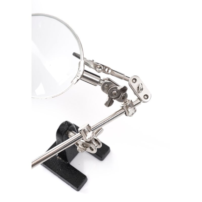 Casa si Gradina - Constructii - Scule electrice si accesorii - Pistoale de lipit - Suport pentru lucrari de precizie, Kraft&Dele, cu lupa, KD10454 - Infinity.ro