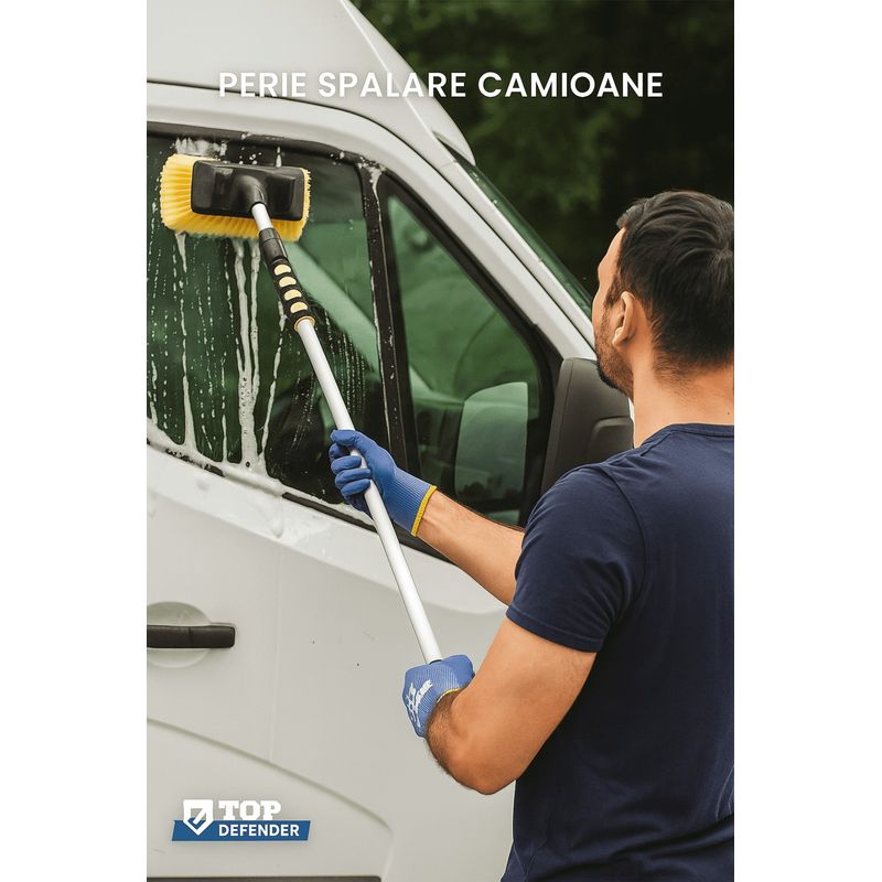 Casa si Gradina - Constructii - Scule electrice si accesorii - Aparate de spalat cu presiune - Perie telescopica spalare auto,Verke, aluminiu si conector rapid, V08211 - Infinity.ro