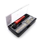 Casa si Gradina - Constructii - Scule electrice si accesorii - Pistoale de lipit - Trusa pirogravare, Kraft&Dele KD10112, 30W, cu accesorii - Infinity.ro