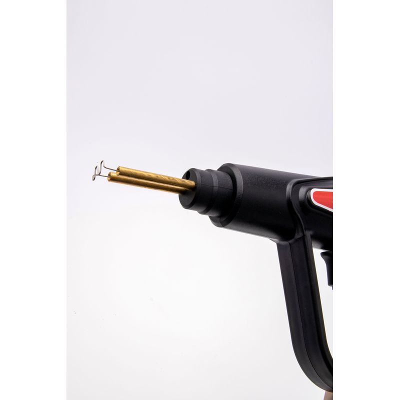 Casa si Gradina - Constructii - Scule electrice si accesorii - Pistoale de lipit - Pistol pentru lipit si sudat plastic, Kraft&Dele, 100 W, cu capse incluse, KD867 - Infinity.ro