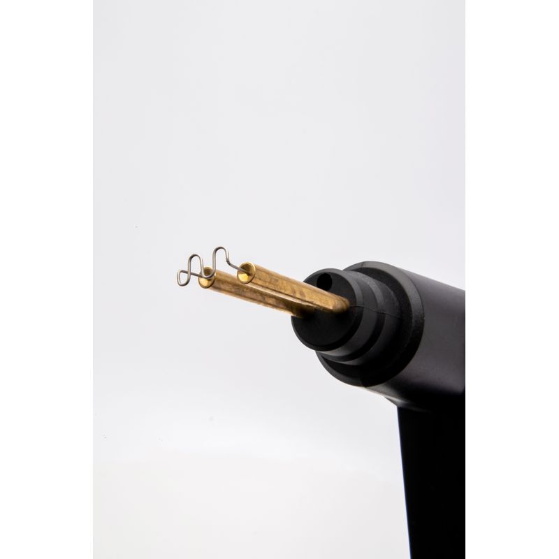 Casa si Gradina - Constructii - Scule electrice si accesorii - Pistoale de lipit - Pistol pentru lipit si sudat plastic, Kraft&Dele, 100 W, cu capse incluse, KD867 - Infinity.ro