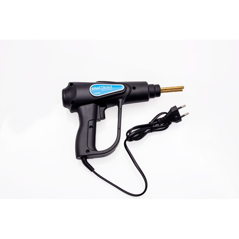 Casa si Gradina - Constructii - Scule electrice si accesorii - Pistoale de lipit - Pistol pentru lipit si sudat plastic, Kraft&Dele, 100 W, cu capse incluse, KD867 - Infinity.ro