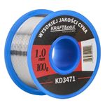 Casa si Gradina - Constructii - Scule electrice si accesorii - Pistoale de lipit - Sarma de Lipit fara colofoniu 1MM 100G, Kraft&Dele, KD3471 - Infinity.ro