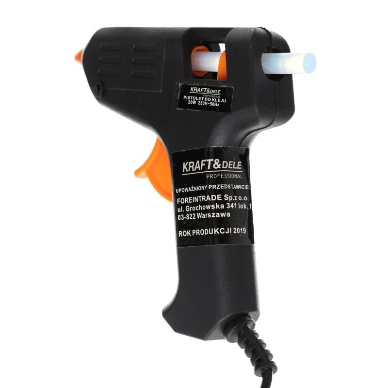 Casa si Gradina - Constructii - Scule electrice si accesorii - Pistoale de lipit - Pistol de lipit cu silicon, 20W, KD10351, Kraft&Dele - Infinity.ro