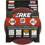 Casa si Gradina - Constructii - Scule electrice si accesorii - Accesorii polizare si slefuire - Set 10 discuri textile, abrazive, V44174, Verke - Infinity.ro