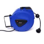 Casa si Gradina - Electrice - Accesorii electrice - Prelungitoare, triple, fise - Prelungitor automat bobina, Kraft&Dele KD4028, 15 m - Infinity.ro