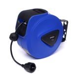 Casa si Gradina - Electrice - Accesorii electrice - Prelungitoare, triple, fise - Prelungitor automat bobina, Kraft&Dele KD4028, 15 m - Infinity.ro