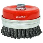 Casa si Gradina - Constructii - Scule electrice si accesorii - Accesorii polizare si slefuire - Perie de sarma, 125mm, V05262, Verke - Infinity.ro