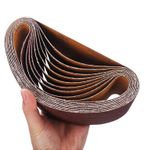 Casa si Gradina - Constructii - Scule electrice si accesorii - Accesorii polizare si slefuire - Banda abraziva pentru slefuitor, P180 10 BUCATI, Kraft&Dele, KD12636 - Infinity.ro