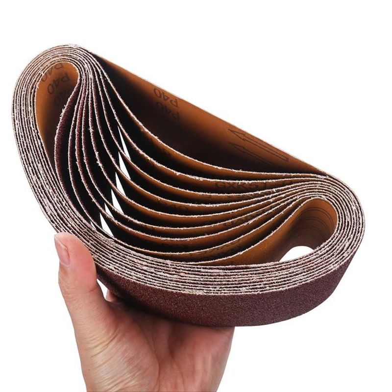 Casa si Gradina - Constructii - Scule electrice si accesorii - Accesorii polizare si slefuire - Banda abraziva pentru slefuitor, P180 10 BUCATI, Kraft&Dele, KD12636 - Infinity.ro