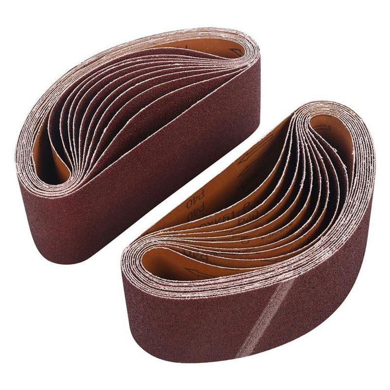 Casa si Gradina - Constructii - Scule electrice si accesorii - Accesorii polizare si slefuire - Banda abraziva pentru slefuitor, P180 10 BUCATI, Kraft&Dele, KD12636 - Infinity.ro
